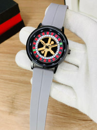 Premium Silicon Casino Watch For Mens